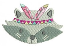 Stickserie - Federtiere Federdachs